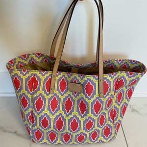 kate spade large leather tote bag